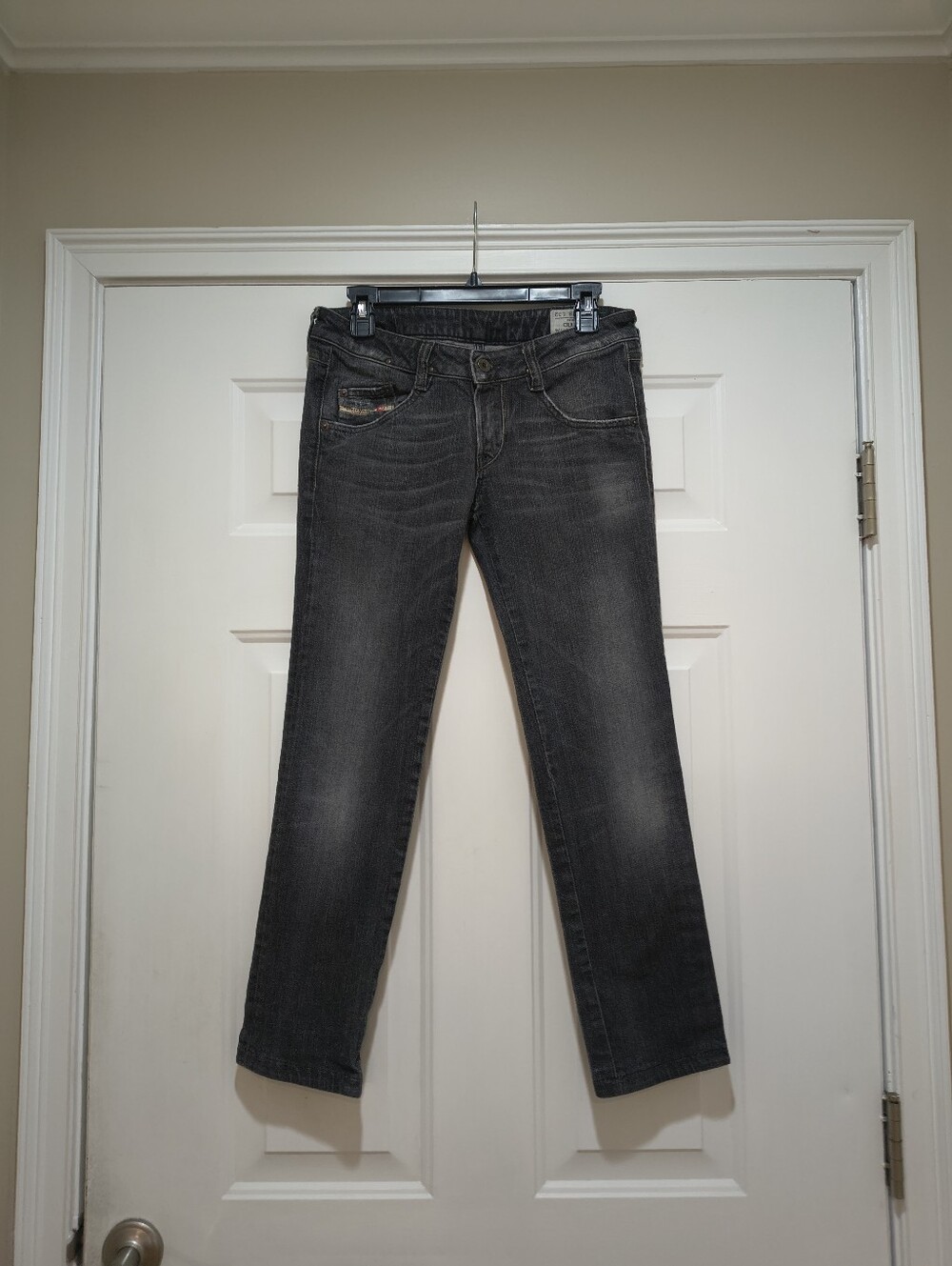 Vintage  DIESEL Womens Jeans CLUSH Size 28 x 32 Charcoal